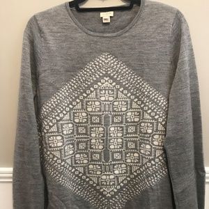 RARE FIND 100% Merino Wool J. Crew Sweater